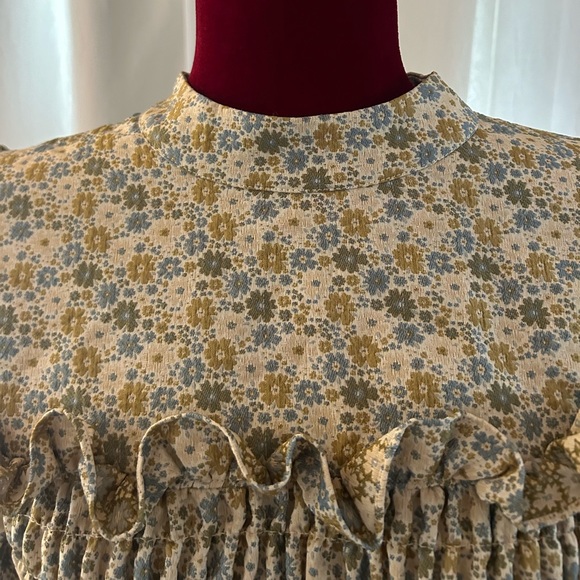 ASOS Edition babydoll tapestry print dress - Picture 3 of 6